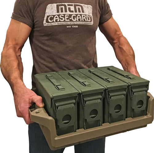 Mtm Ammo Can Tray For 4 .30cal - Metal Ammo Cans Flat Dark Erth