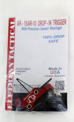 Elftmann Trigger Ar-15 Match - Straight Socom Adj 2.75-4lbs.