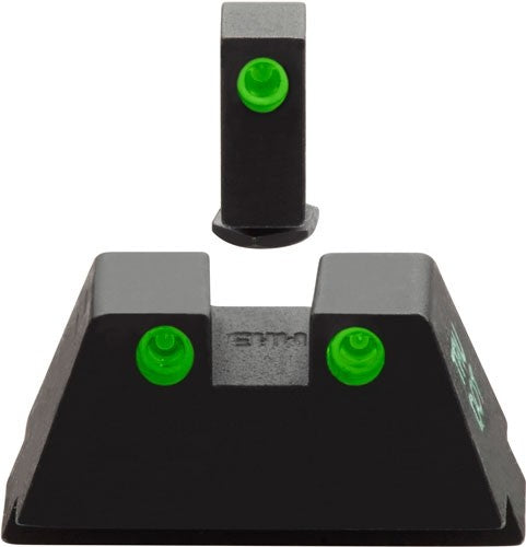 Meprolight Ngt Sght Fixed Set - Grn/grn For Glock Suppressor