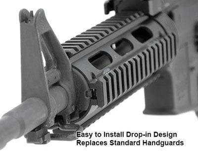 Utg Rail Picatinny Ar-15 7" - 2-pc Drop-in Carbine Length