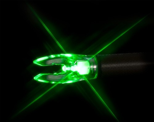 Nockturnal Lighted Nock - Universal Fit Green 3/pack