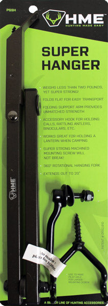 Hme Bow Hanger Super Hanger - 20" Folding W/acc Hooks 1ea