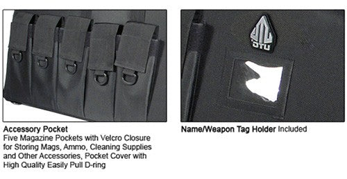 Utg Gun Case 34" Black - Dc Tactical
