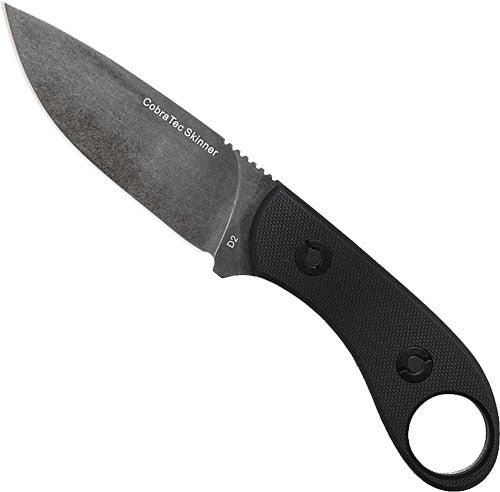 Cobratec D2 Skinner 3.75" Full - Tang G10 W/kydex Sheath