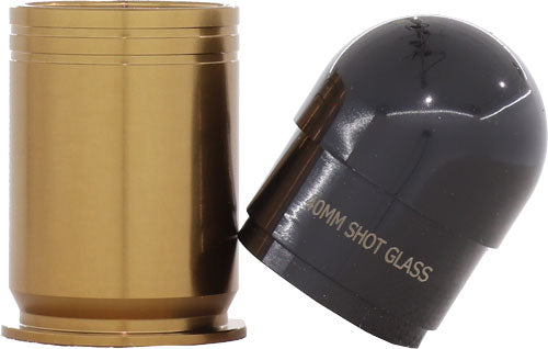 2 Monkey 40mm Shot Glass Brass - Replica 40mm Grenade Shell