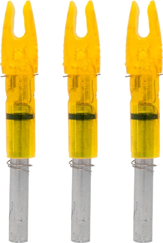 Lumenok Lighted Nock - Signature Series Hd Orange 3pk