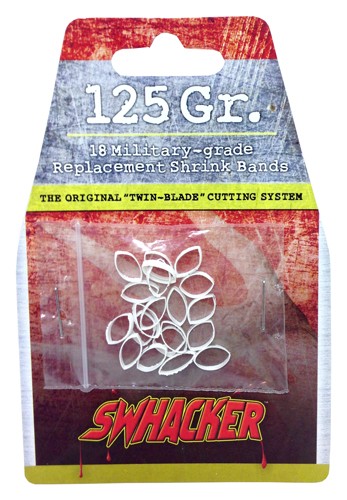 Swhacker Shrink Bands For - 125gr 2-blade 18/pk