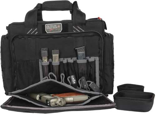 Gps Tactical Range Bag W/ - Foam Cradles For 5 Guns Black