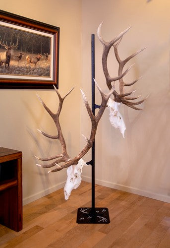 Skull Hooker Trophy Tree W/ 5 - Brackets Customizable Display