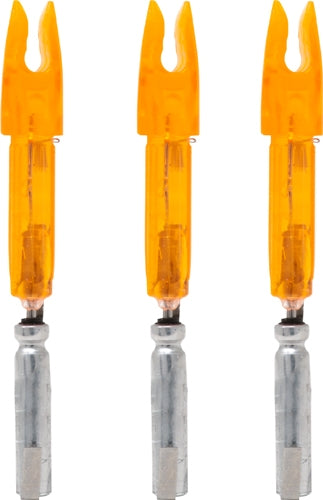 Lumenok Lighted Nock - X-series Hd Orange 3pk
