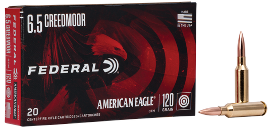 Federal American Eagle, Fed Ae65crd2       6.5 Crd  120 Otm          20/10