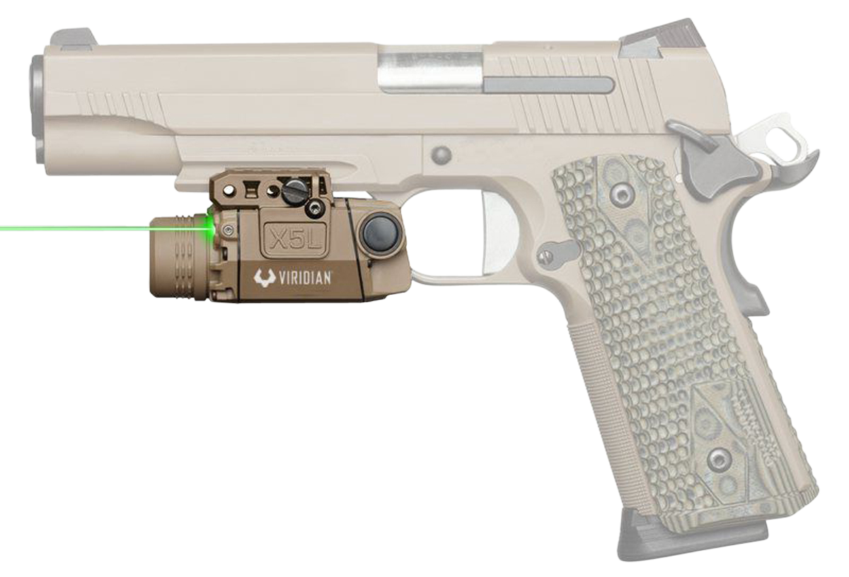 Viridian X5l, Vir 930-0016    X5l-fde Gen3 Grn Las W/tact Lgt