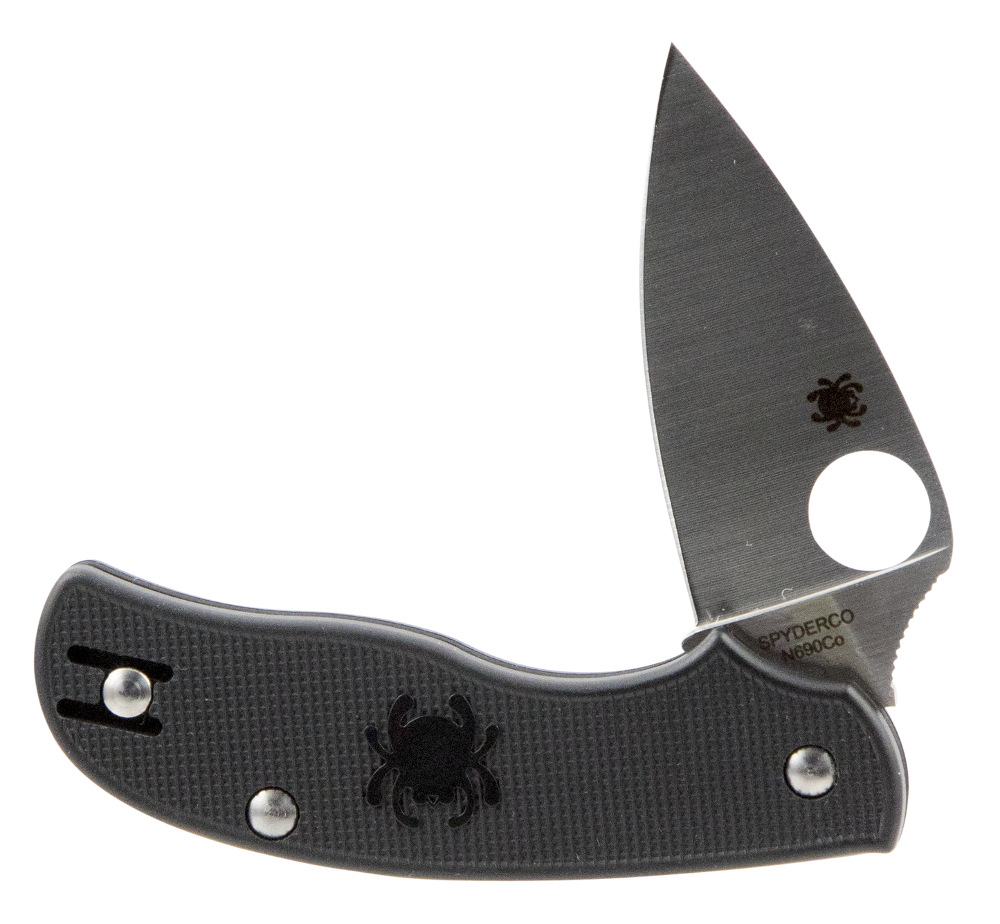 Spyderco Urban, Spy C127pbk    Urban Leaf  Lgwt Blk Pln