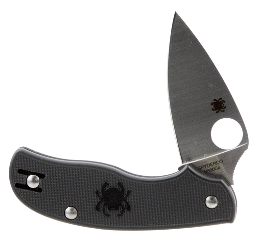 Spyderco Urban, Spy C127pbk    Urban Leaf  Lgwt Blk Pln