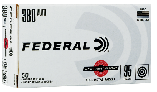Federal Range And Target, Fed Rtp38095    380         95 Fmj  Rngtrt   50/20