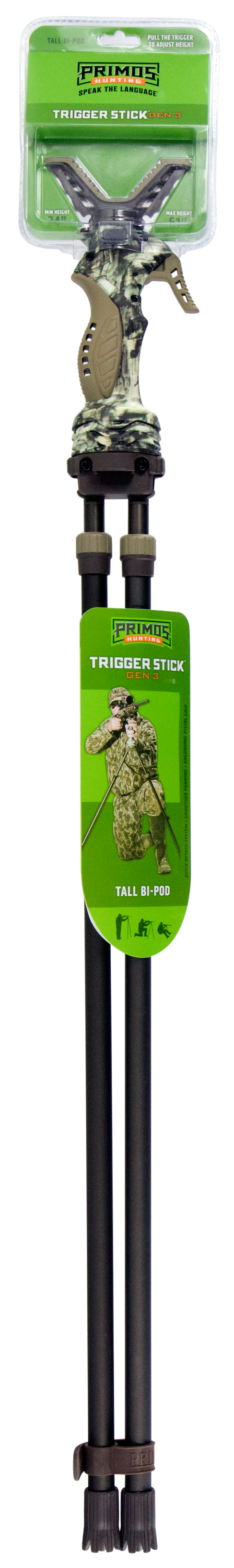 Primos Trigger Stick, Prim 65814    T-stk Gen3 Bipod  Camo 24-62