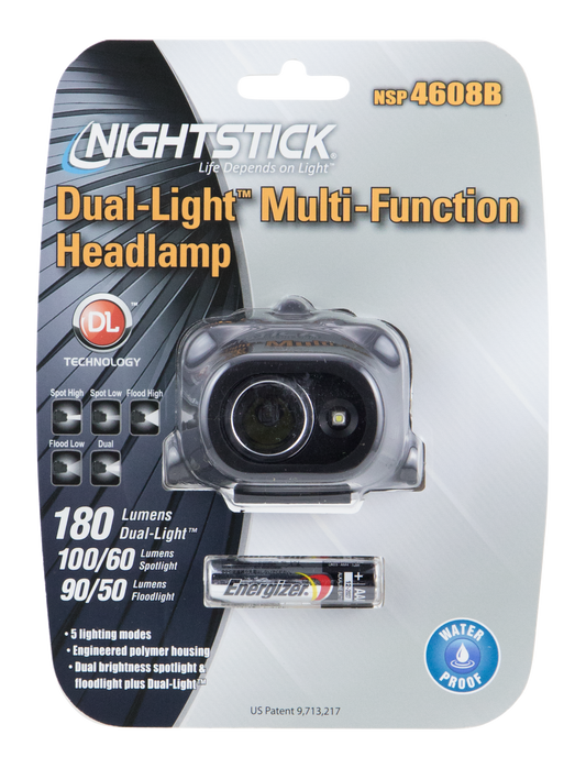 Nightstick Nsp-4608bc, Nstick Nsp4608b    Headlamp Dual Light 180l