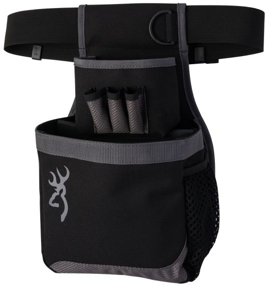 Browning Flash, Brn 121062692 Flash Pouch Shell Hldr       Blk-gry