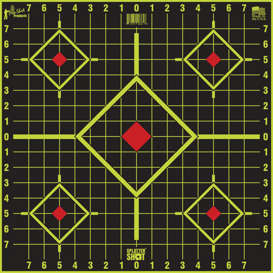 Pro-shot Splattershot, Proshot 17.75si-5pk    17.75 Square Sightin Target