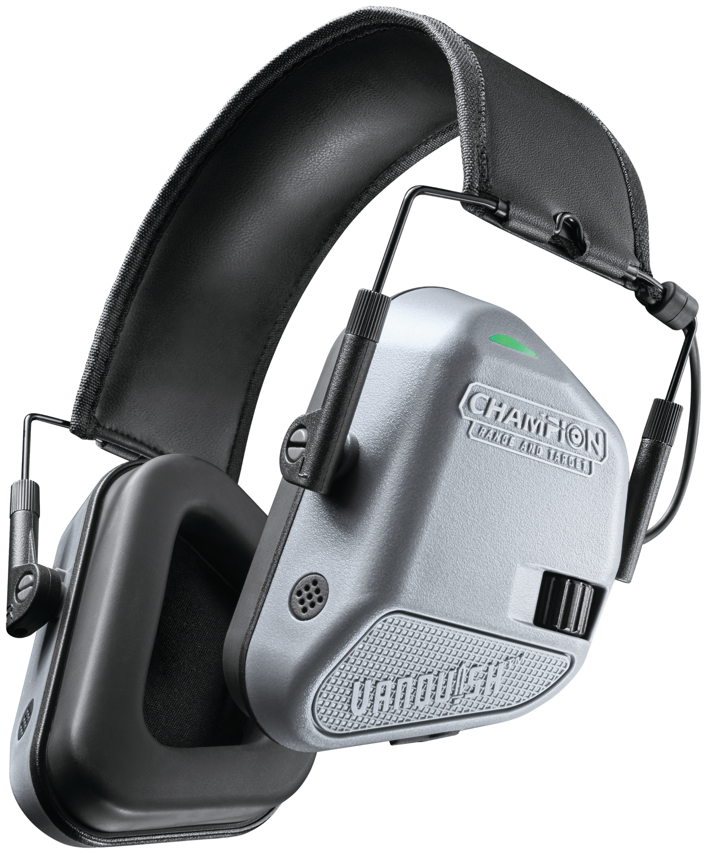 Champion Targets Vanquish, Champ 40978 Headphone Elec Vanquish Grey