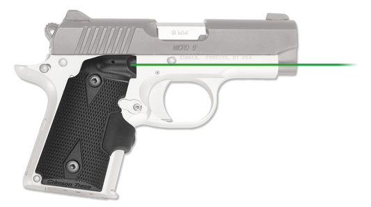 Crimson Trace Lasergrips, Crim Lg409g     Lasergrips Kimber Micro 9mm Grn