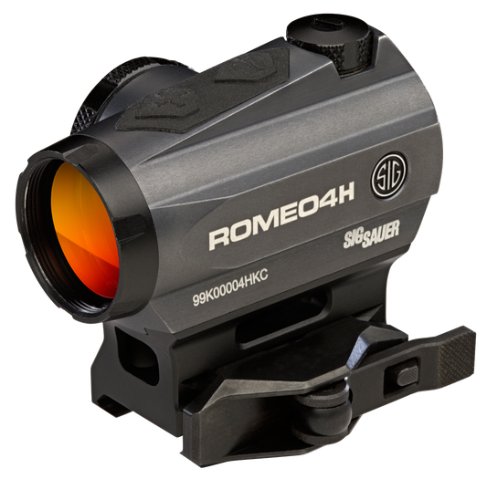 Sig Sauer Electro-optics Romeo4h, Sig Sor43013  Romeo4h  1x20  2 Horse Shoe Dot  Gry