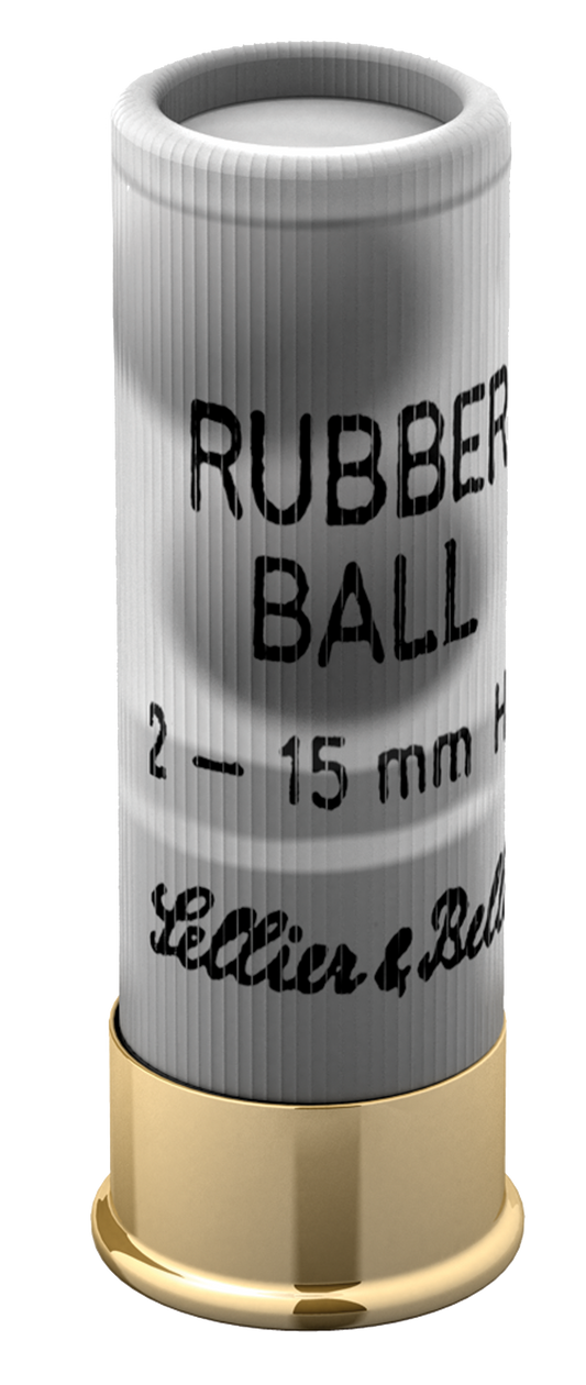 Sellier & Bellot Shotgun, S&b Sb12rbb        12ga      Rubber 2 Ball   25/10