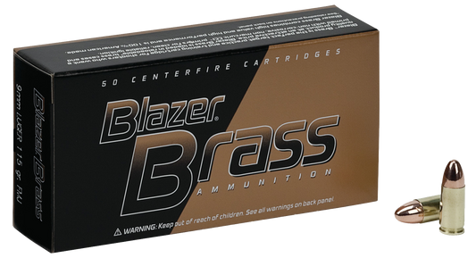 Cci Blazer, Cci 51991bb Blazer Brass 9mm  115 Fmj        100/5
