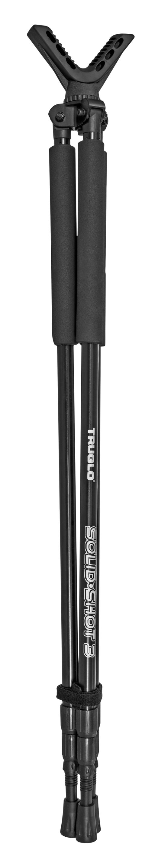 Truglo Solid-shot, Tru Tg-8925xb    Solid-shot Bipod 22-68  Blk