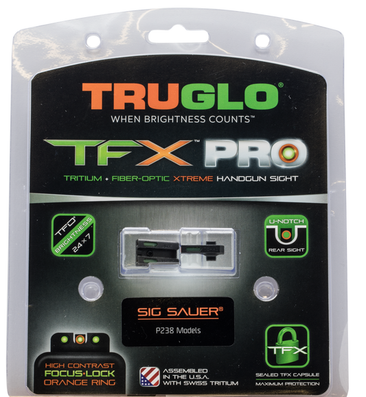 Truglo Tfx Pro, Tru Tg-13sg3pc   Tfx Sig 238 #6/#6 Set Pro Orn