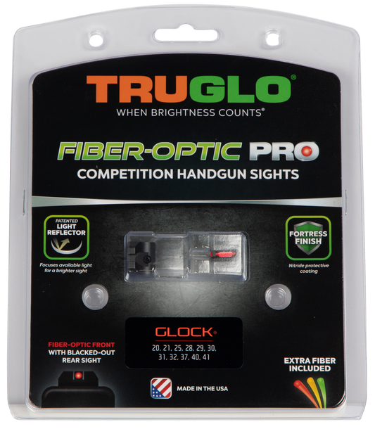 Truglo Fiber-optic, Tru Tg-132g2     Fo Pro Glock High Set