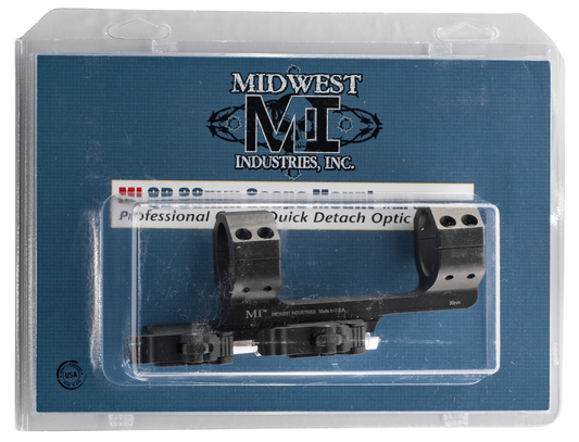 Midwest Industries Inc Qd Offset Mount, Midwest Mi-qd30sm       30mm Qd Scp Mnt 1.5 Offset