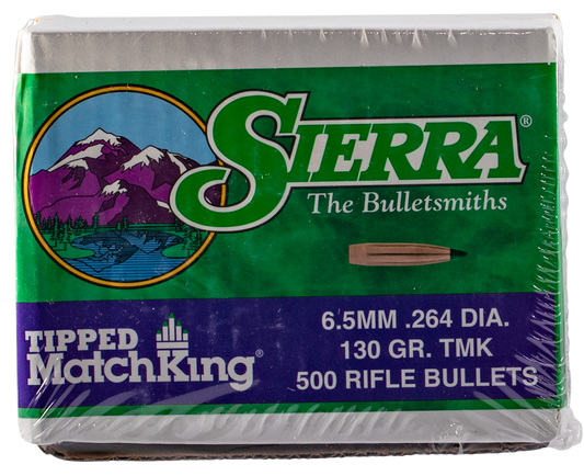 Sierra Tipped Matchking, Sierra 7430c .264 130 Tipped Mk                500