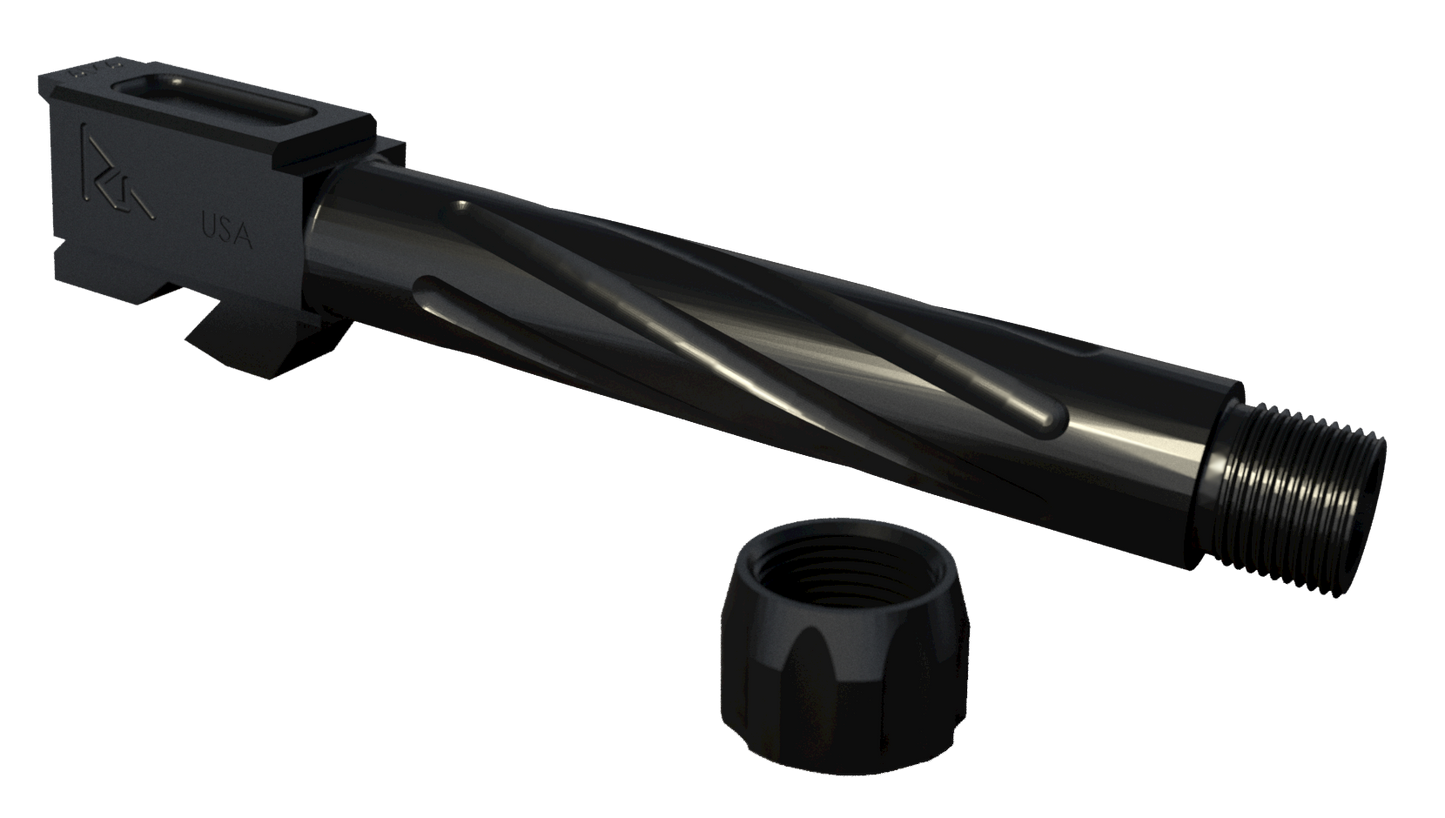 Rival Arms Conversion Barrel, Rival Ra20g412a Brl Glock22 Cnv 9m Twst Td Blk