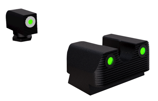 Rival Arms Tritium Night Sights, Rival Ra2b231g  Ra Trit Glock 42/43 Wht