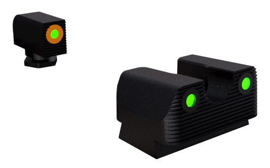Rival Arms Tritium Night Sights, Rival Ra1a231g  Ra Trit Glock 17/19 Orn