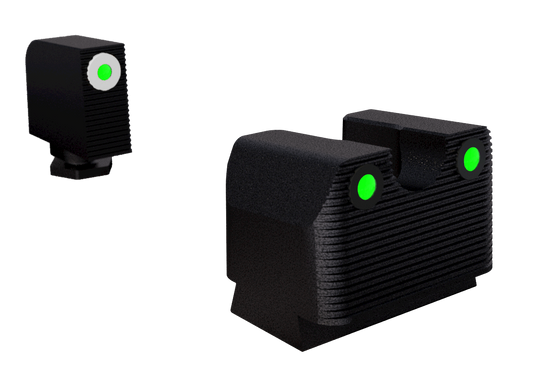 Rival Arms Tritium Night Sights, Rival Ra3b231g  Ra Trit Glock Mos 17/19 Wht