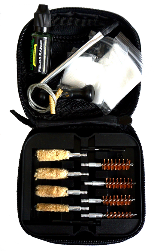 Clenzoil Multi-caliber, Clenzoil 2328 Multi Caliber Pistol Kit Blk