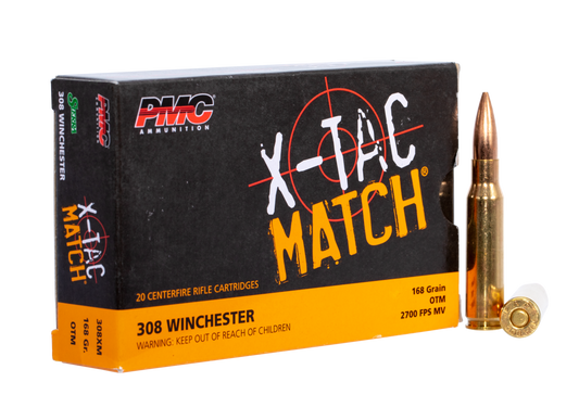 Pmc X-tac, Pmc 308xm    308    168 Otm Match            20/40