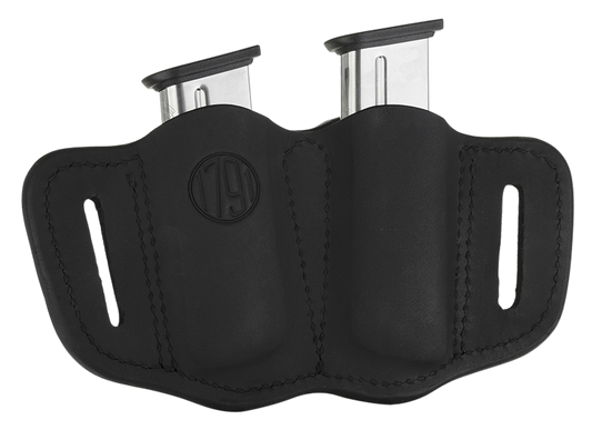 1791 Gunleather Mag2.1, 1791 Mag-2.1-sbl-a  Double Mag Single Stack    Blk