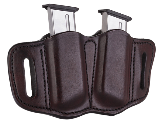 1791 Gunleather Mag2.1, 1791 Mag-2.1-sbr-a  Double Mag Single Stack  S.brn