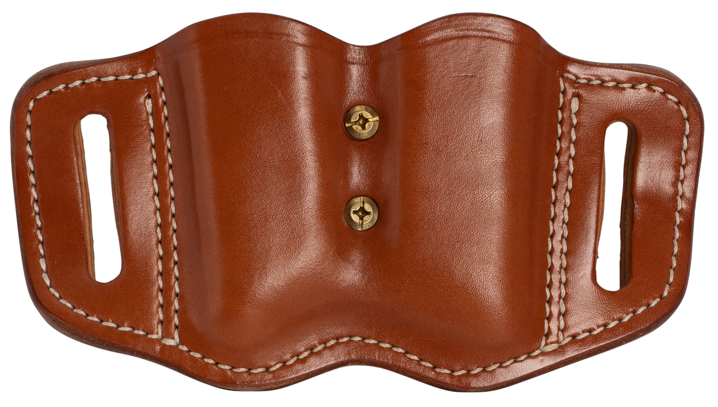 1791 Gunleather Mag-f, 1791 Mag-f-2.2-cbr-a Dbl Mag Poly Dbl Stack  C.brn