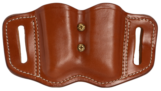1791 Gunleather Mag-f, 1791 Mag-f-2.2-cbr-a Dbl Mag Poly Dbl Stack  C.brn