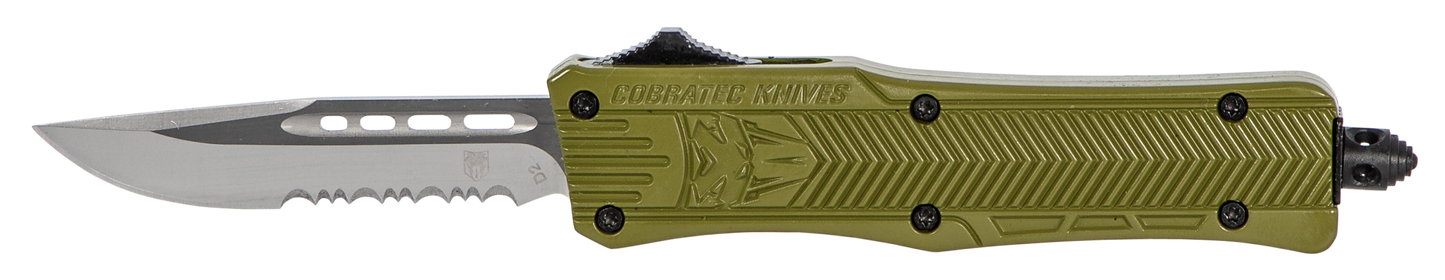 Cobra Tec Knives Llc Ctk-1, Cobra Sodctk1sds     Sml Ctk1 Serr Drop Odgreen