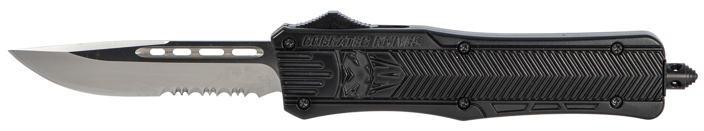 Cobra Tec Knives Llc Ctk-1, Cobra Mbctk1mds      Med Ctk1 Serr Drop Black