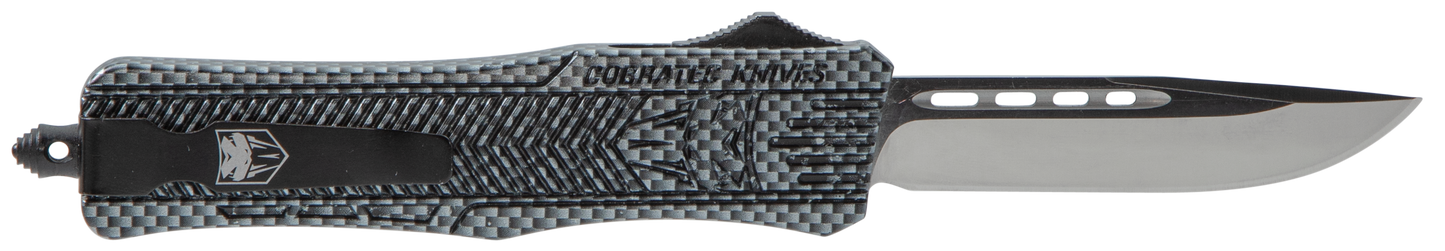 Cobra Tec Knives Llc Ctk-1, Cobra Mcfctk1mdns    Med Ctk1 Drop Carbon Fiber