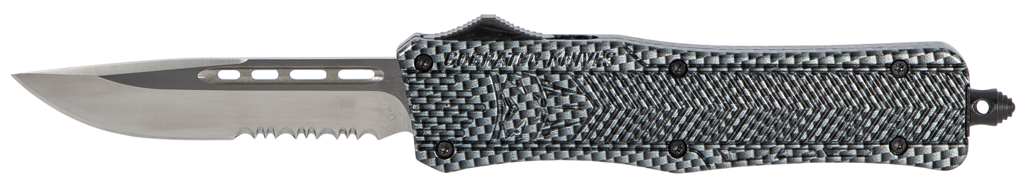 Cobra Tec Knives Llc Ctk-1, Cobra Mcfctk1mds     Med Ctk1 Serr Carbon Fiber