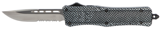 Cobra Tec Knives Llc Ctk-1, Cobra Mcfctk1mds     Med Ctk1 Serr Carbon Fiber