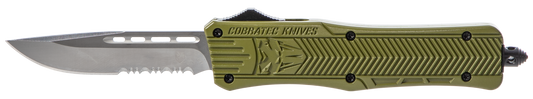 Cobra Tec Knives Llc Ctk-1, Cobra Modctk1mds     Med Ctk1 Serr Drop Odgreen