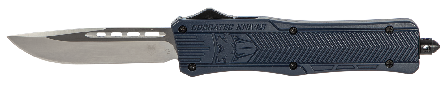 Cobra Tec Knives Llc Ctk-1, Cobra Mnyctk1mdns    Med Ctk1 Nypd Drop Blue